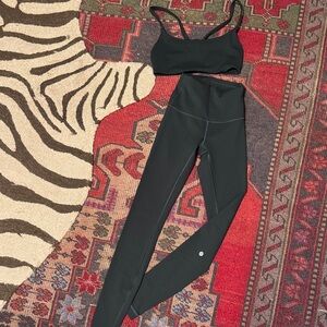 lululemon athletica evergreen Sports Bra and Leggings Set